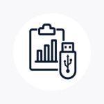 Registro de dados e transferência USB