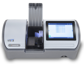 espectrofotometro, vista, hunterlab